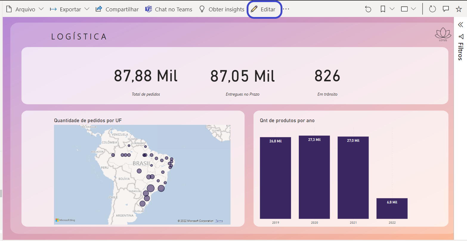 Layout movel